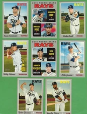 2019 Topps Heritage Tampa Bay Rays Low & Hi # Master Team Set! SPs Too!