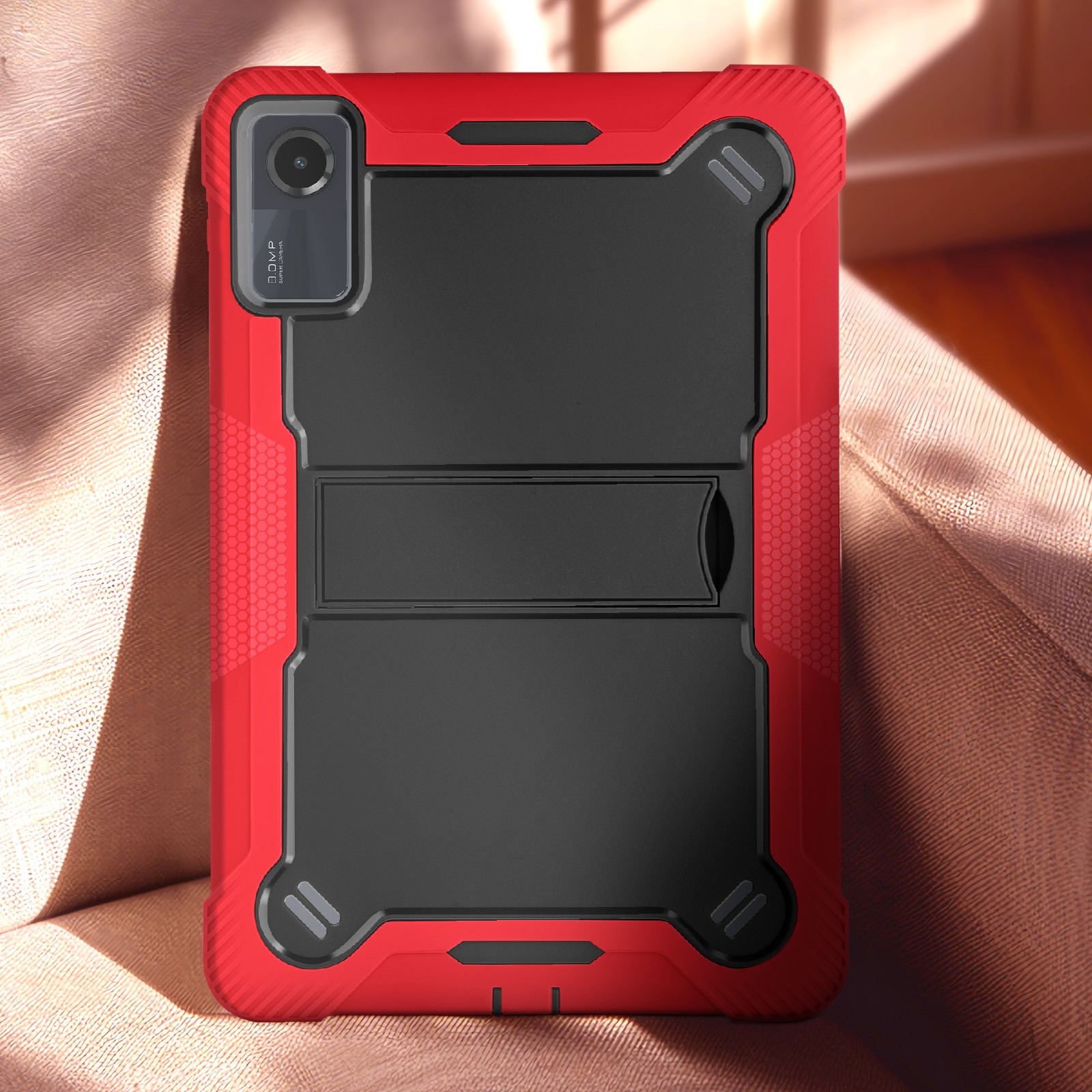 Coque Xiaomi Redmi Pad SE Avizar Antichoc avec Support Rouge