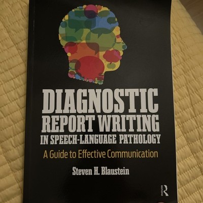 Diagnostic Report Writing in Speech-Language Pathology 