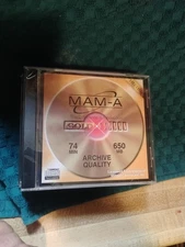 MAM-A CD-R Gold Mitsu  (Lot of 6 New in Sealed Jewel Cases)