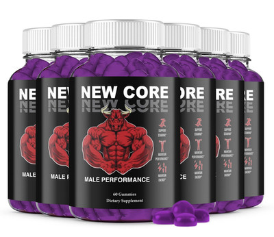 (6 Pack) Newcore Male Performance Gummies, New Core Max Formula