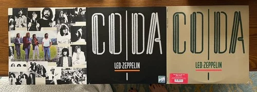 led zeppelin coda deluxe edition vinyl 3 LP On 180 G
