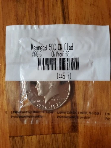 1976 S Kennedy Bicentennial Half Dollar BU Uncirculated 40% Silver 50c US Coin