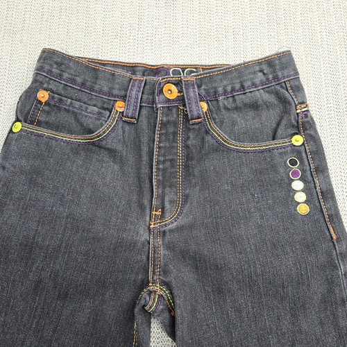 Coogi Shorts Boys 7 Denim Colorful Stitch Embroidered Koala Pockets Australia - Picture 3 of 15