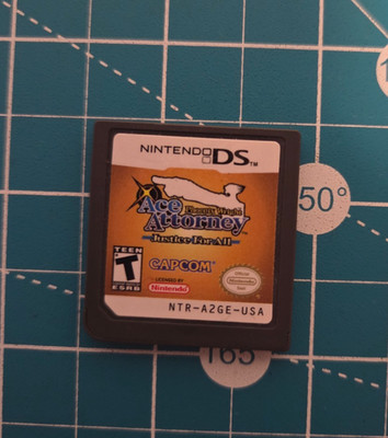 Phoenix Wright Ace Attorney Justice for All Nintendo DS Cart ONLY OEM Tested