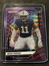 2025 Panini Prizm Draft Picks - Micah Parsons #191 Purple Wave Prizm