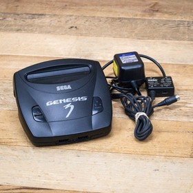 Sega Model 3 Genesis Video Game Console w/ RF Adapter & PSU MK-1461 U279751