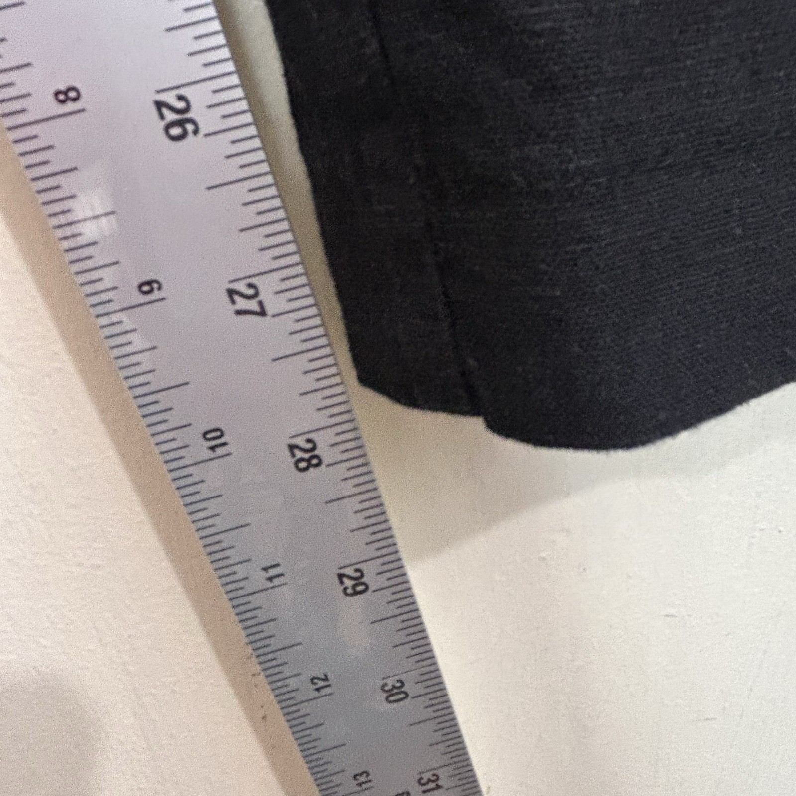 Basic Threads Black Linen Pants Size Medium Wide … - image 12