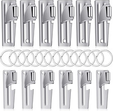 P-38 and P-51 Military Style Can Openers with Key Rings Stainless Steel Camping