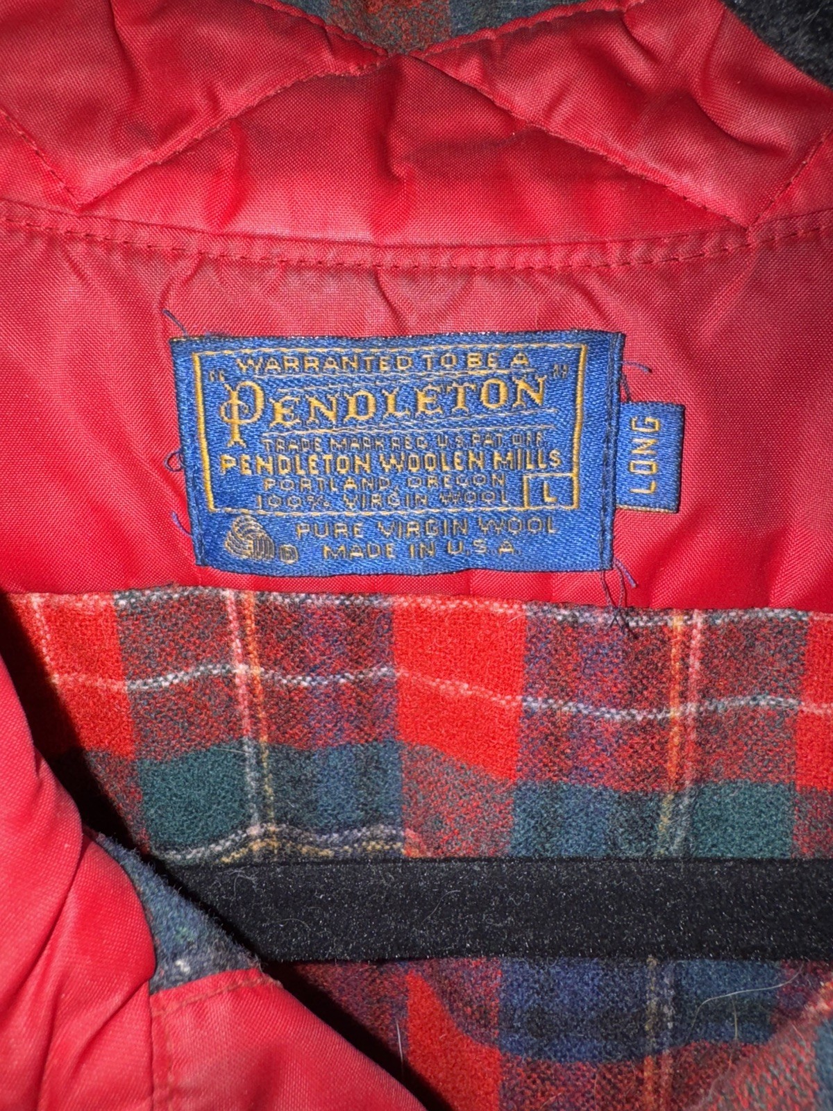 Pendleton 100% Virgin Wool Flannel Authentic Chri… - image 3
