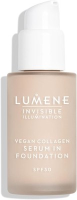 LUMENE Invisible Illumination Vegan Collagen Serum in Foundation 30ml, Farbton 0,5