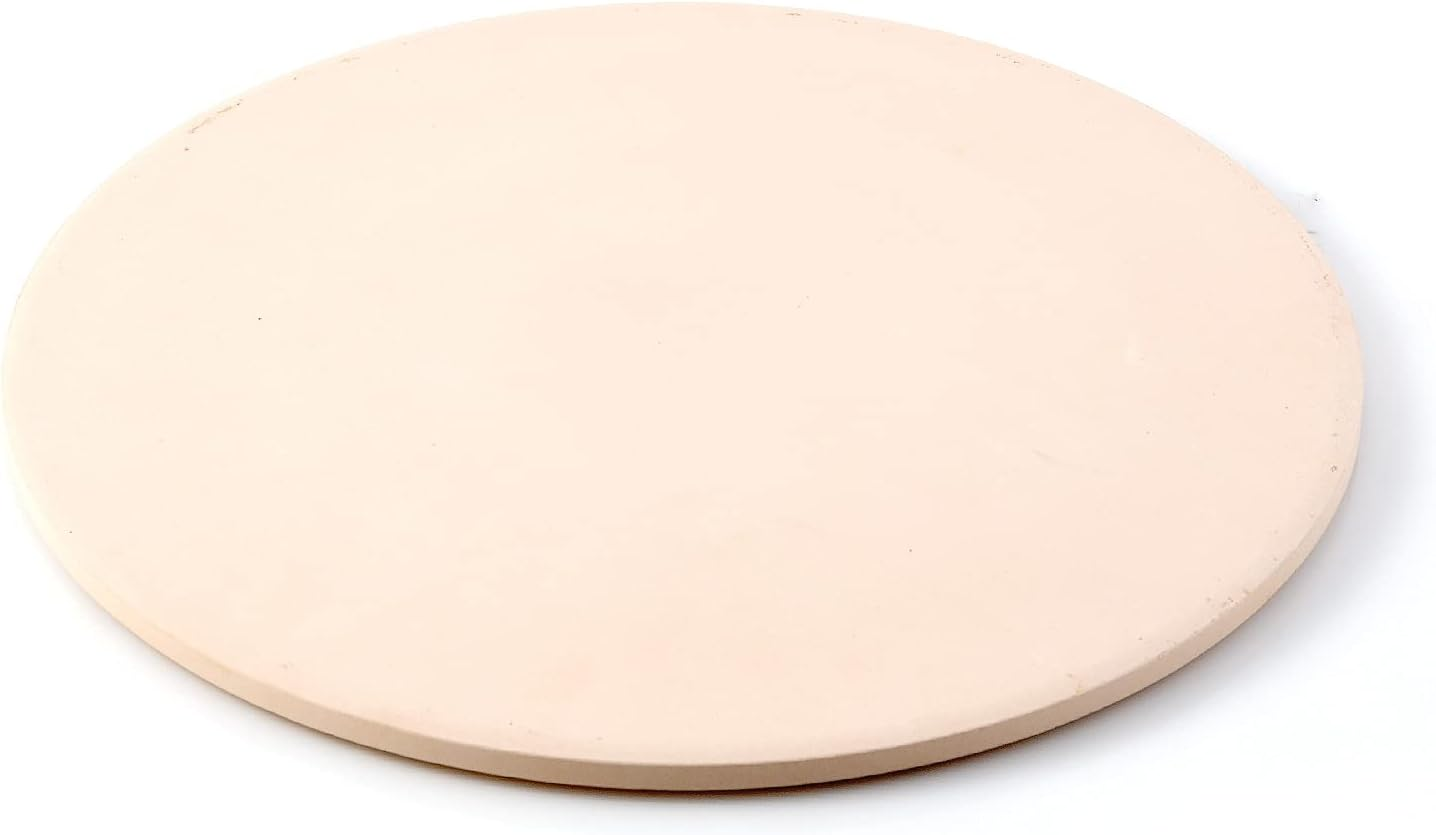 Heavy-Duty Cordierite Pizza & Baking Stone, Heat Resistant up to 1472°F, Great f