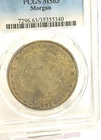 1921 Morgan Silver Dollar PCGS MS63 Certified Silver Coin