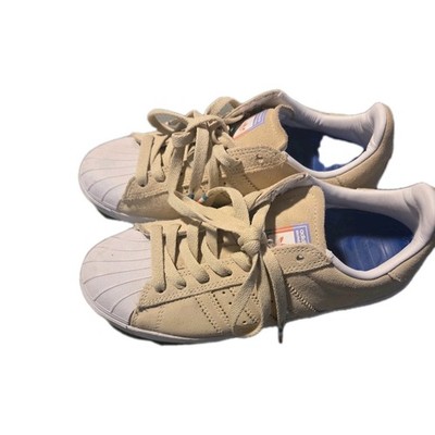 Adidas Shoes Mens 4.5 Superstar Vulc ADV Low Top Sneakers  Yellow Suede