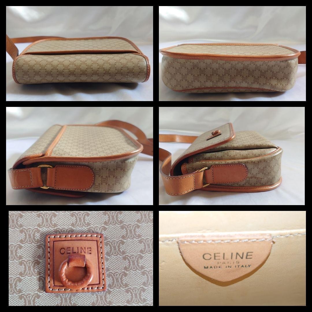 Mint Condition CELINE Macadam Pattern Shoulder Bag - image 3