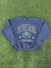 Vintage navy made in USA Notre Dame crewneck size L