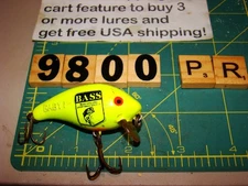 V9800 PR  TOM MANN'S BABY 1 - ONE MINUS B.A.S.S. LOGO FISHING LURE