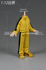 1/12 Yellow sweatshirt pants training shoes Clothes Model Fit 6'' Action Figure