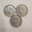 1965 Kennedy Half Dollar 50C Coins Lot of 3 Business Strike 40% Silver