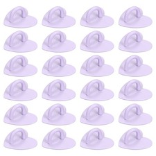 24pcs Phone Ring Holder 1" Adhesive Heart Cell Phone Ring Finger Grip, Purple