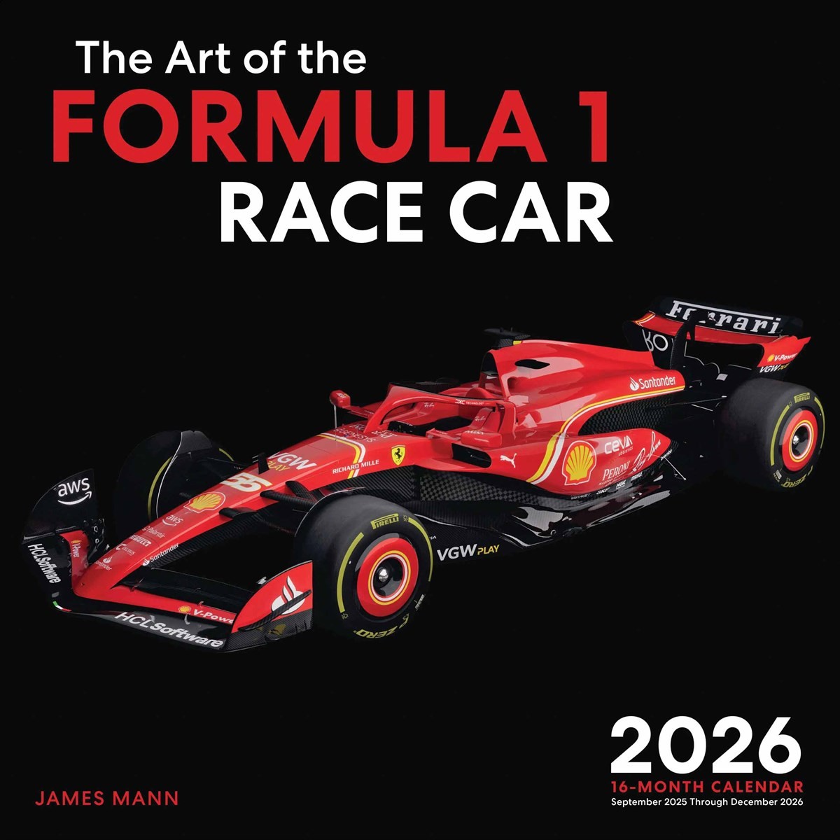The Art Of The Formula 1 Race Car Calendar 2026, Wall Calendars, Gift