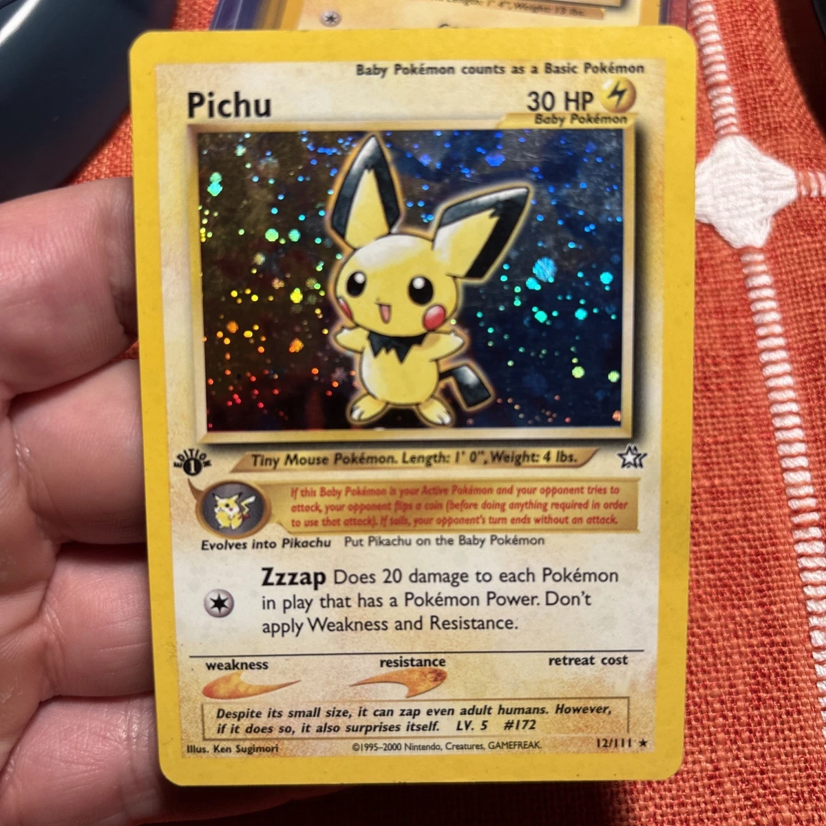 Pichu 12/111 Neo Genesis for sale | eBay