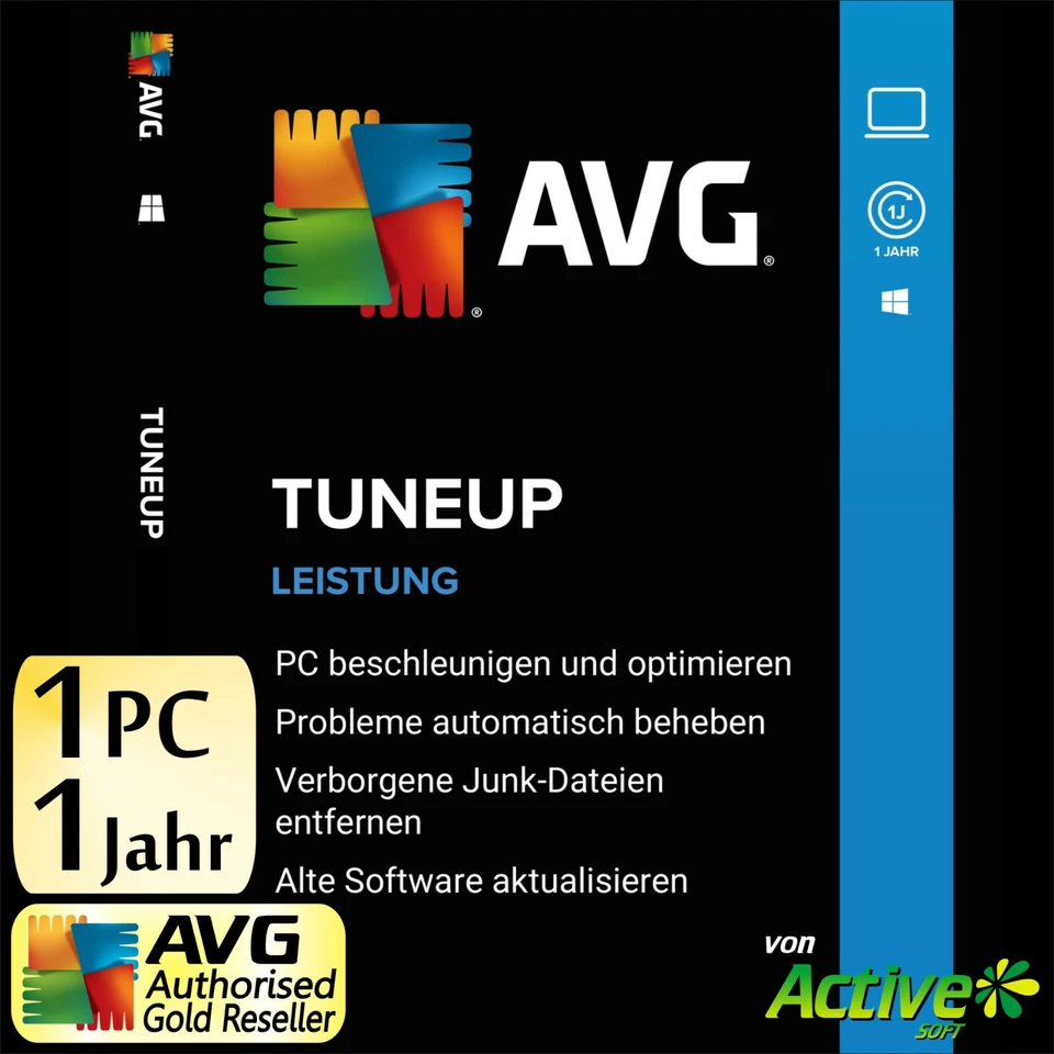 TuneUp Utilities 2025 1 PC Vollversion AVG PC TuneUp LEISTUNG UE Deutsch NEU - Bild 2 von 4
