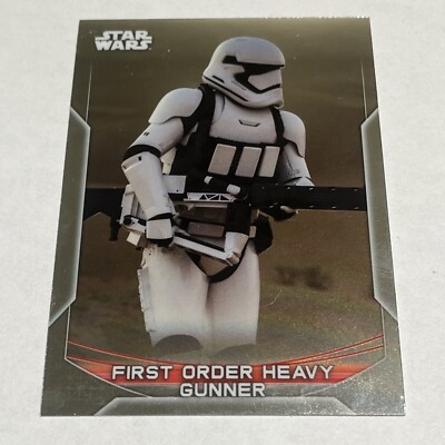 2020 TOPPS STAR WARS CHROME PERSPECTIVES #38-R FIRST ORDER HEAVY GUNNER