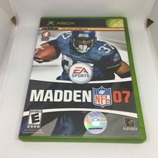 Madden NFL 07 (Microsoft Xbox, 2006) No Manual