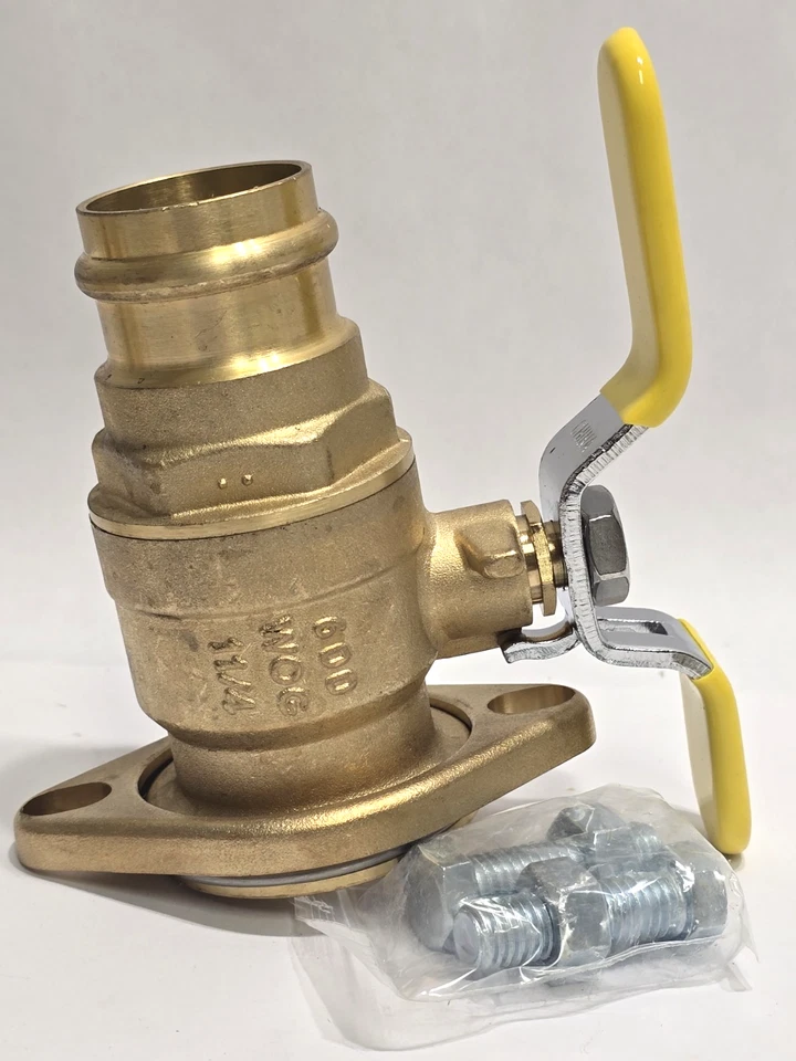 WEBSTONE NIBCO H-81405HV 1-1/4" PRENSA X BRIDA GIRATORIA VÁLVULA DE BOLA Foto 4 de 4