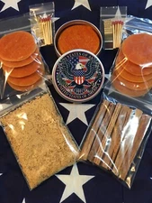 Fire Starter Kit Fatwood Fatlighter Waterproof matches camping hiking Tent