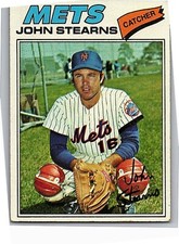 1977 Topps Baseball Card Single - #119 John Stearns A2