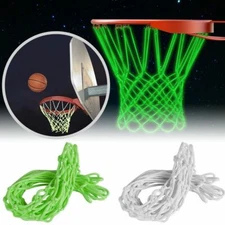 Amazing Glow In The Dark Light Sun Powered Basketball Hoop Net Shoots Training