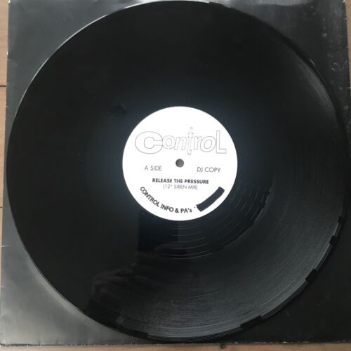 Control Release The Pressure 12” Vinyl PROMO VG Play Tested - Zdjęcie 1 z 5