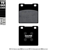 BremsbeläGe Galfer FD045G1054 Semi-Metall Hinten 9Mm FüR Suzuki Gsxgs GSX-R