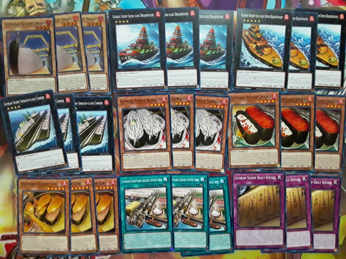 Yugioh Suship Deck Core from MP22 27 Cards Total LP/NM Gunkan Shari Ikura  Uni