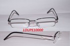 lunettes loupe de lecture en métal GRIS verres suspendus réf L7111 N° 733