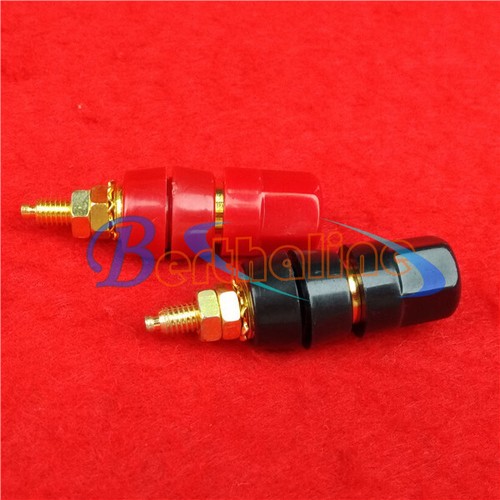 2pcs 5-WAY Speaker Cable TERMINAL BINDING POST NEW - Picture 5 of 6