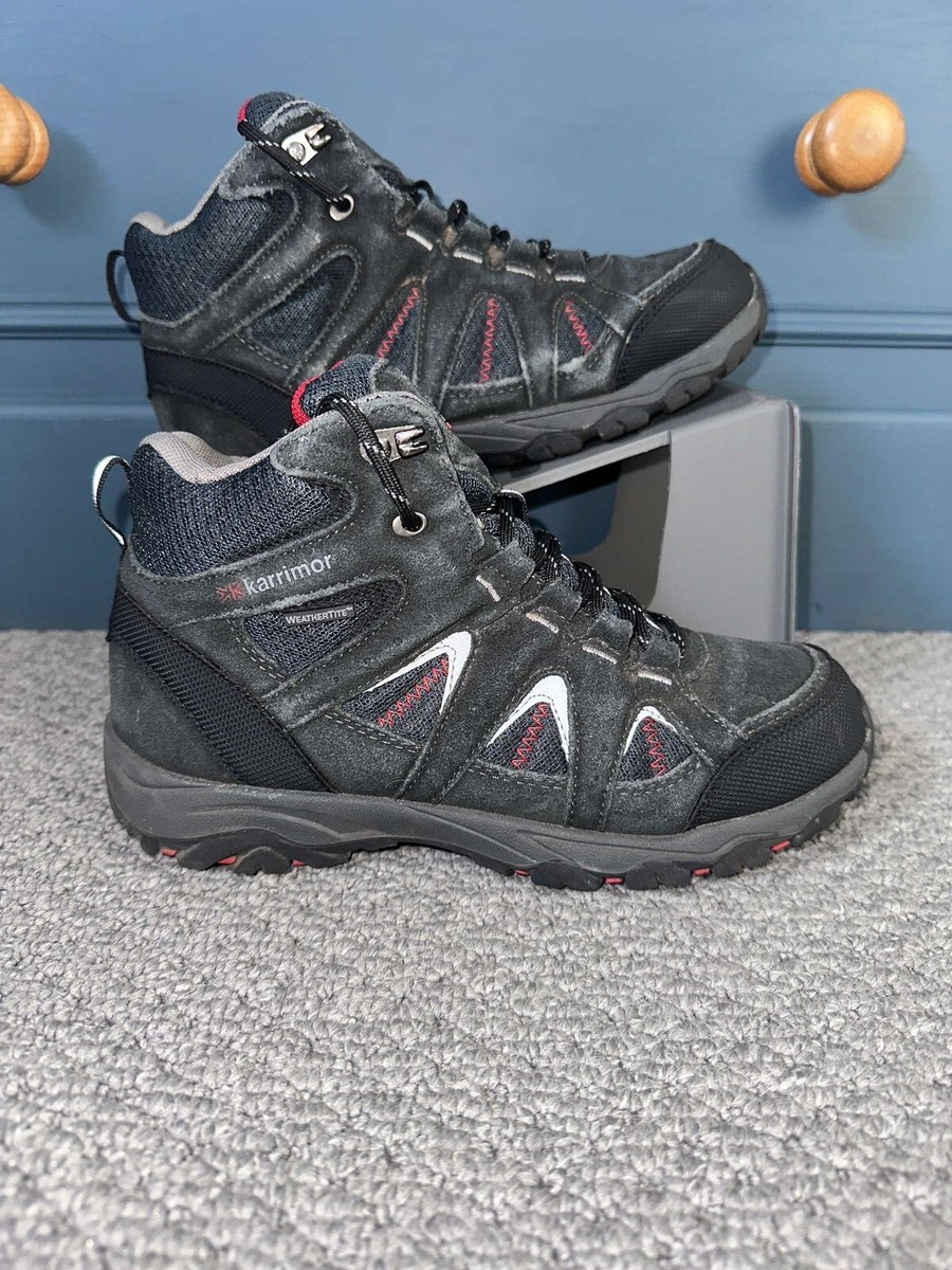 Boots Mens Karrimor Mount Mid Ladies Walking Boots Black Karrimor