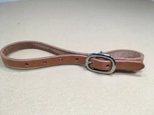 Breast Collar Tugs - 5/8" x appx. 24" - Russet Leather - 1 Pair (F204)