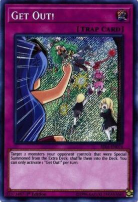 Yugioh! LP Get Out! - RIRA-EN076 - Secret Rare - 1st Edition Lightly  Played, Eng | eBay