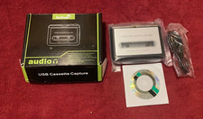 Reshow Audio USB Cassette Capture Portable Tape Player unused missing headphones