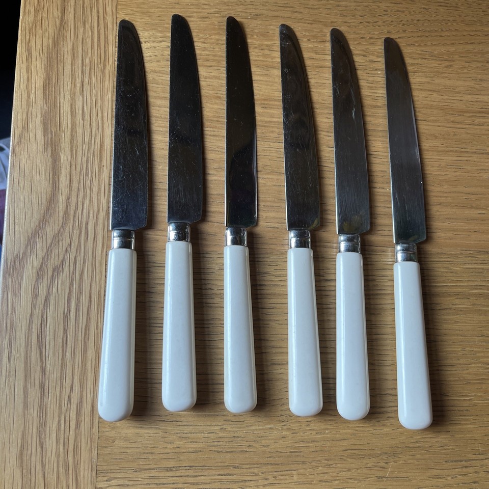 Marks And Spencer St Michael Vintage Harvest Collection 6 Dinner Knives