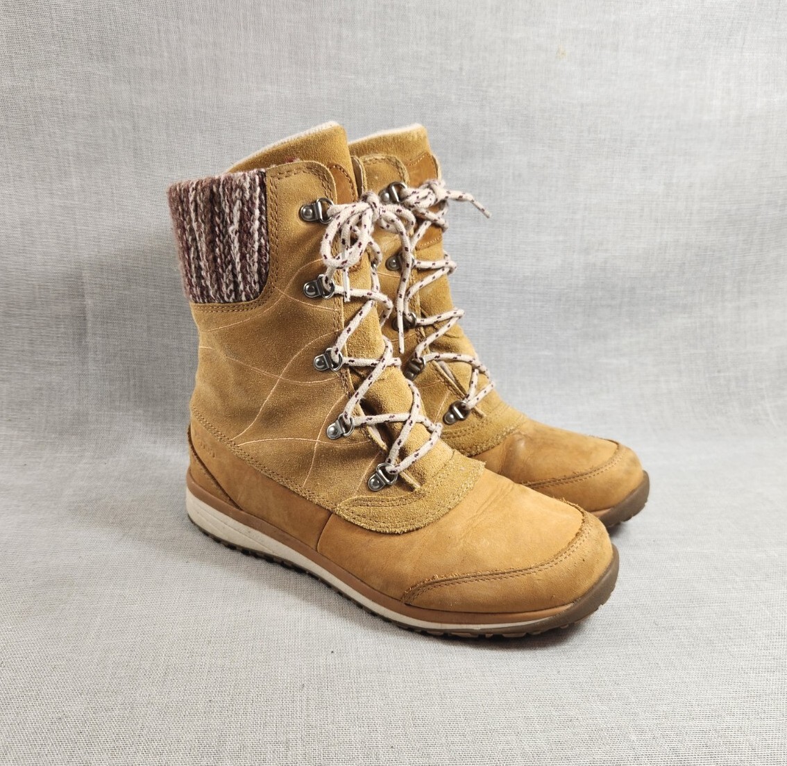 Salomon stivali invernali da donna scarpe Hime Mid LTR taglia 7 5 marrone naturale CSWP 378393