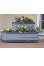 3-Piece Tool Free FlexSpace Garden & Storage Set Gray