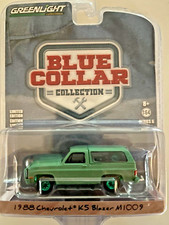 GREENLIGHT 1/64 1988 MATT GREEN CHEVROLET K5 BLAZER M1009 DIECAST 35140D CHASE