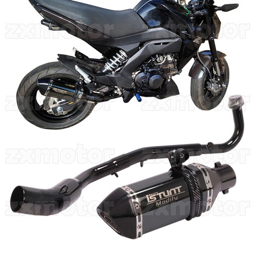 Full Exhaust System Muffker For Kawasaki Z125 2015-2018 Z125 pro 2019-2024 - 第 1/3 張圖片