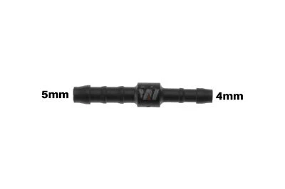 WamSter® | Schlauchverbinder Pipe Connector Reduziert 5mm 4mm Durchmesser