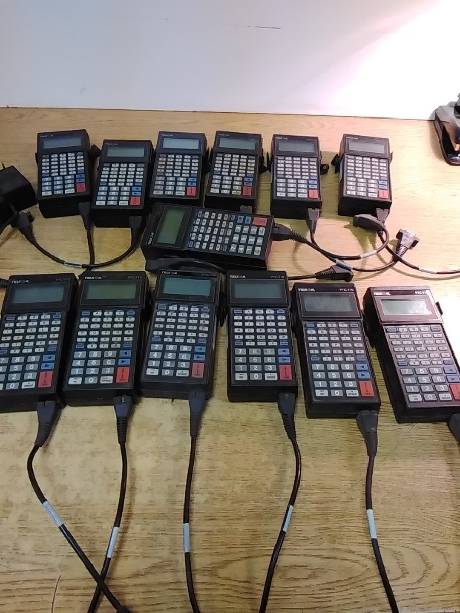 Lot Of 13 Telxon PTC-710 Scanner Handheld Barcode Readers (15