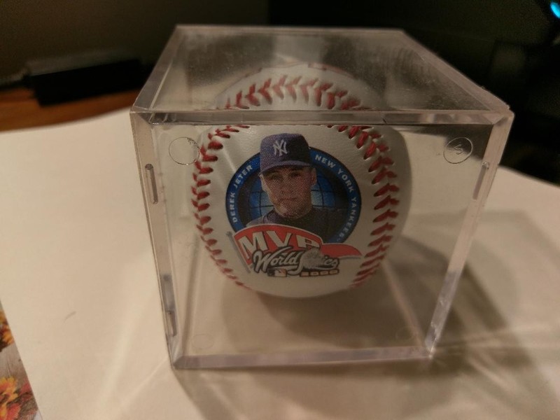 Derek Jeter MVP 2000 World Series Souvenir Baseball